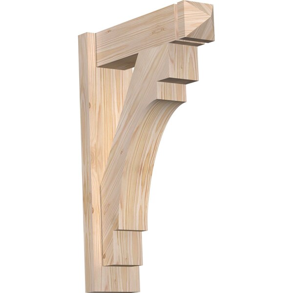 Ekena Millwork Merced Smooth Arts and Crafts Outlooker, Douglas Fir, 5 1/2"W x 18"D x 26"H OUT06X18X26MRC03SDF - main